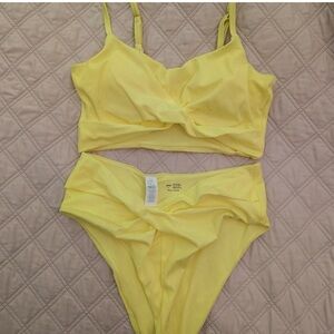 Aerie Yellow Bikini Set